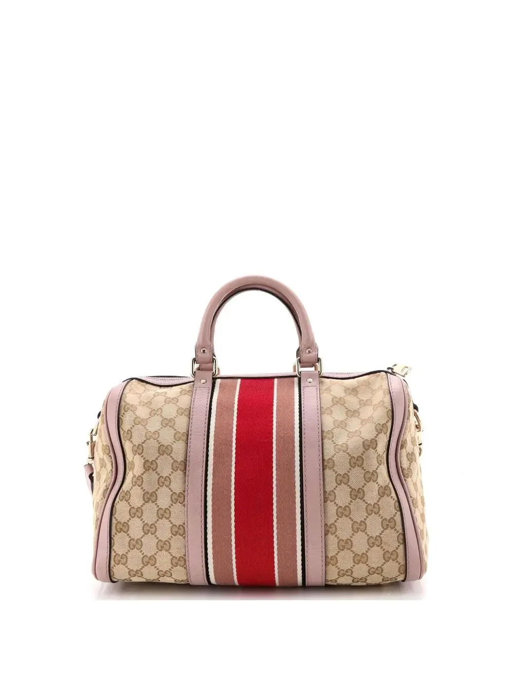 Gucci Vintage Web Boston Bag Gg Canvas #324342G12B